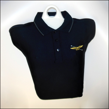 Men's NFO Wings & Hook Midnight Navy Polo Shirt