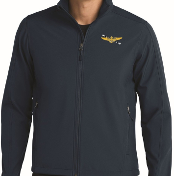 Jacket Pilot Port Authority Navy SoftShell