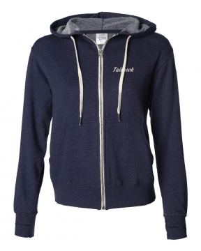 Independent Trading Co. Navy Blue Heather Unisex Full Zip Hoodie