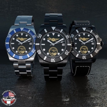 Tailhook Air Crew Wings SwissPL Watch with Customize Options