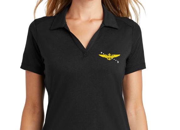 Tailhook Association Ship's Store: Ladies Pilot Sport Tek Black Polo