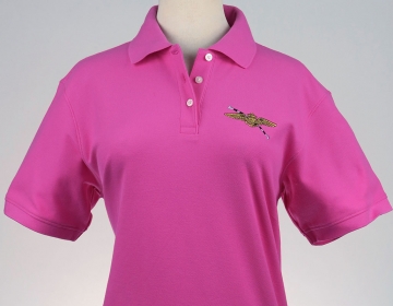 Women's Pilot Wings & Hook Devon & Jones Shirt - Charity Pink